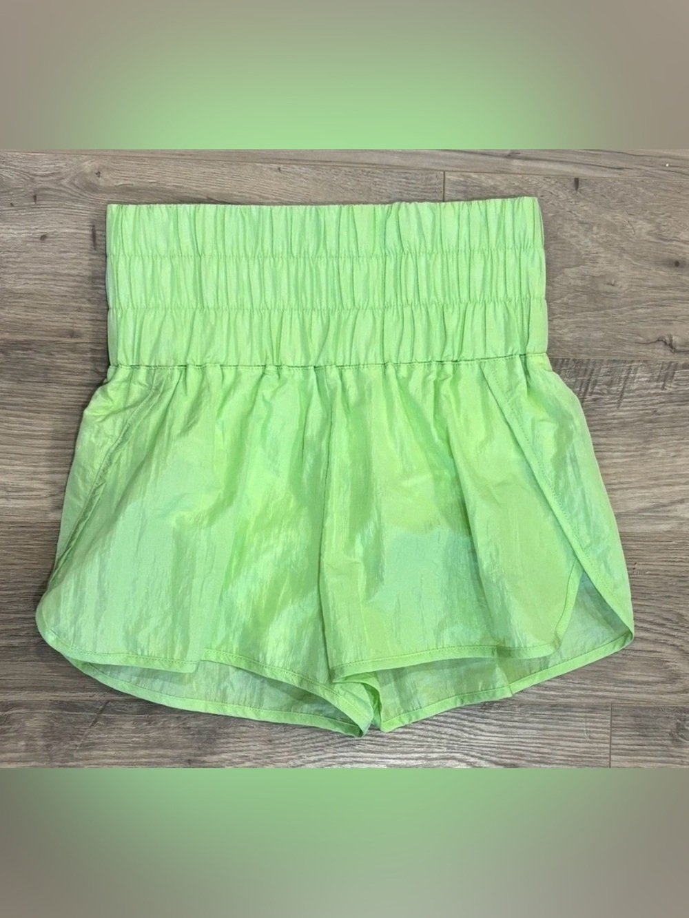Automet Whipped Lime / Pale Neon Green Running Shorts – NWOT | Size Small